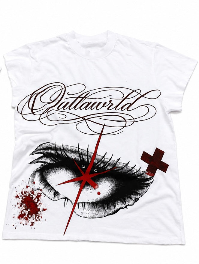 OUTTAWRLD “RED STAR” TEE